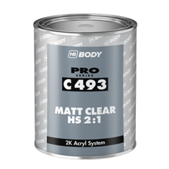 BODY 493 CLEAR 2:1 MAT